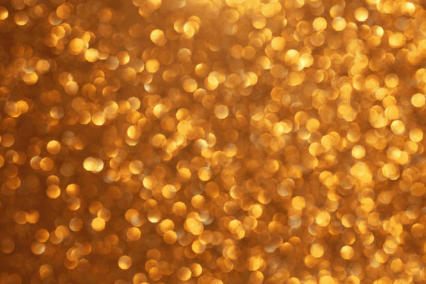 istock Golden glitter festive bokeh background 2164434841
