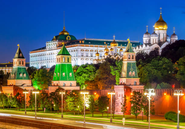 istock Moscow Kremlin at night, Russia 2164445061