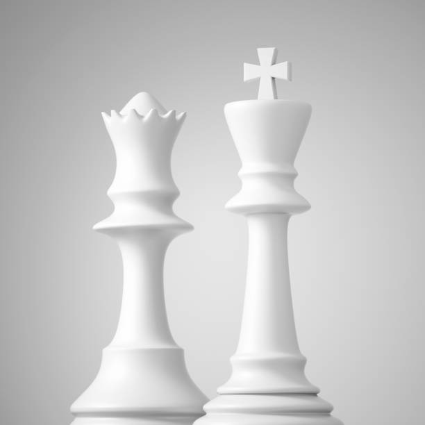 istock White King and Queen Chess Pieces 2164451650