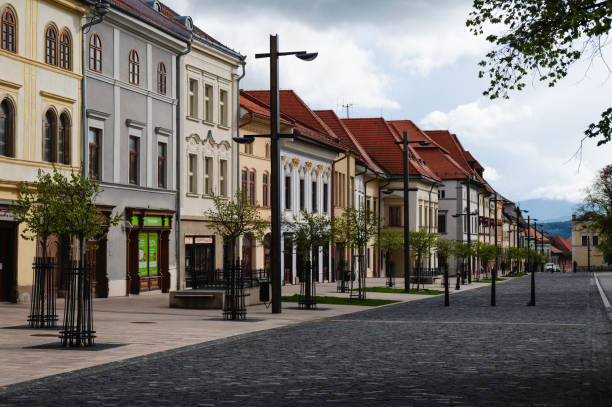 istock colorful townhouses on cloudy day 2164469821