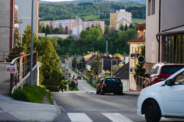 istock urban street with distant apartments 2164469883