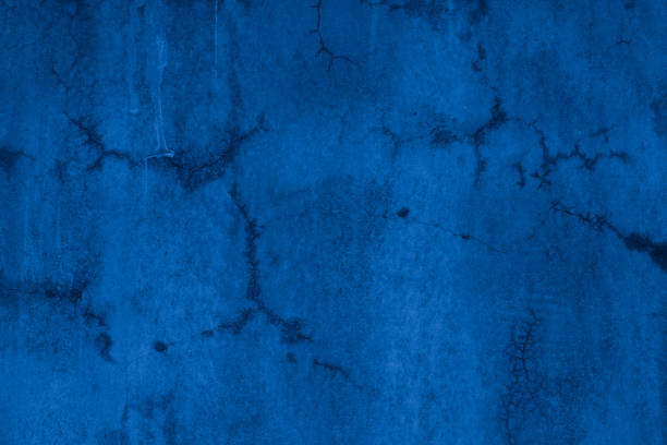istock Old wall pattern texture cement blue dark abstract  blue color design are light with black gradient background. 2164471093