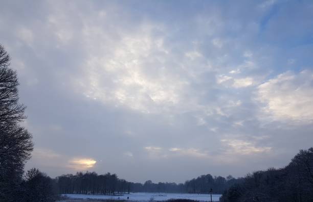 A photo of winter landscape in Danmak