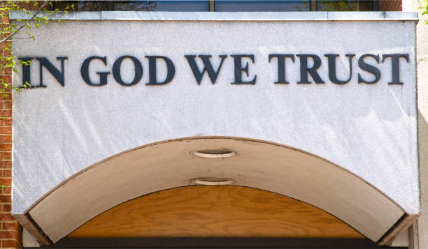 istock Signage on a building that read 