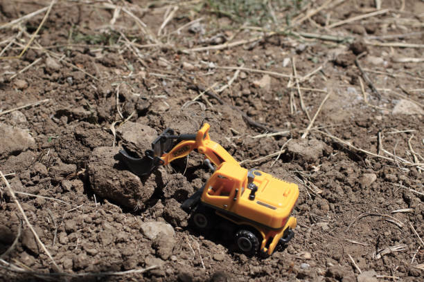 istock Construction machinery working on an excavation 2164477114