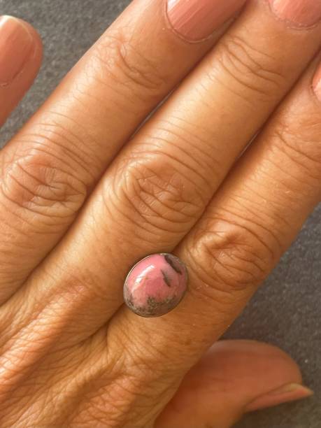 istock Pink and black agate pendant 2164478867