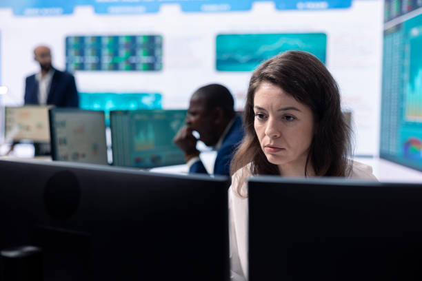 istock Company employee establishing project details and essential information 2164496510