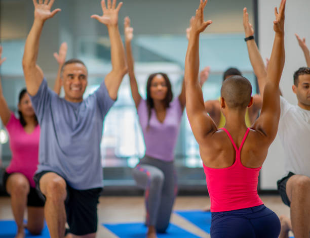 istock Adult Fitness Class 2164501190