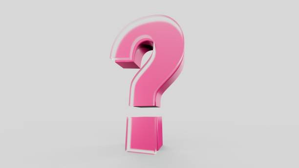 istock Pink Question Mark Symbol, FAQ, Q&A 2164514508