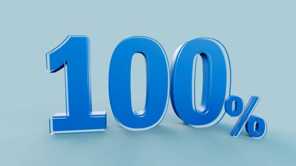 istock 100%, 100 Percent, Number 100 2164514559