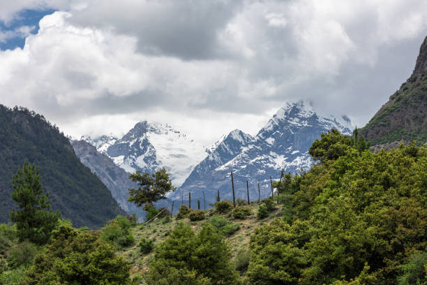 The scenery along the National Highway 318 in Tibet