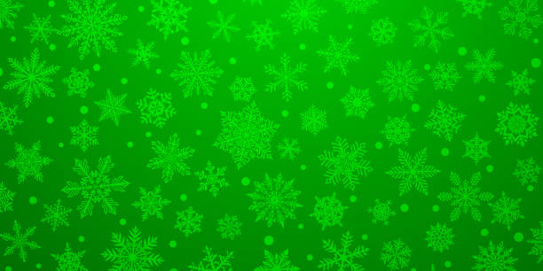 istock Christmas background of snowflakes 2164517348