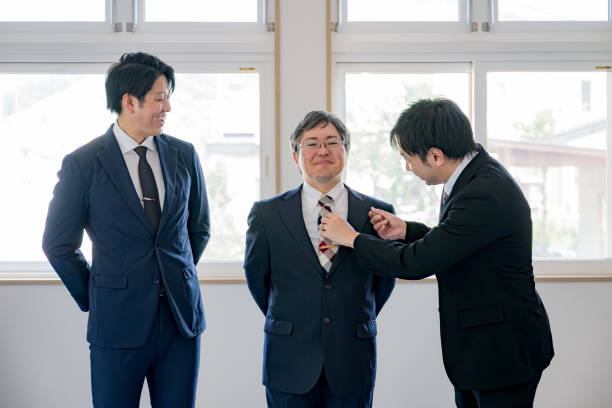 istock Business man care his boss 2164521134