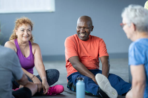 istock Seniors Fitness Class 2164524376
