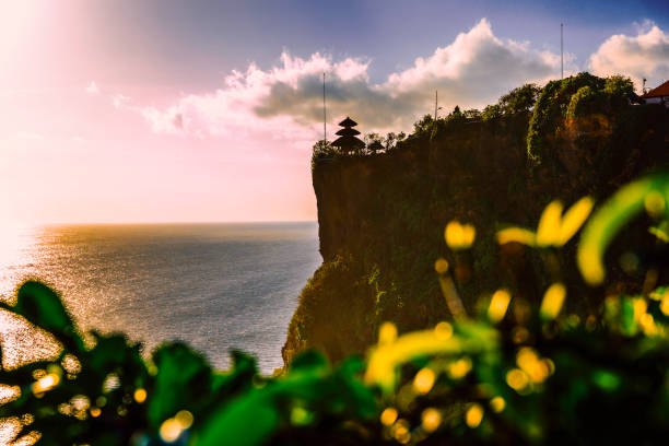 istock Luhur Uluwatu Temple - cliff-top monkey temple 2164529357