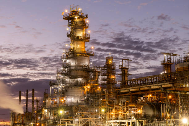 istock Oil Refinery Emitting Carbon Dioxide Gas 2164534737