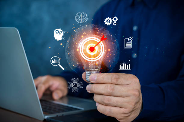 istock Targeting business concept. business objective, Successful business growth. 2164549801