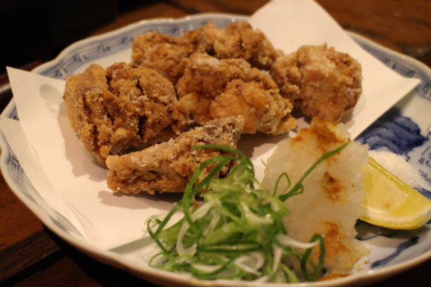istock Japanese cuisine : Chicken karaage (Deep fried chicken) in Kyoto, Japan 2164555993