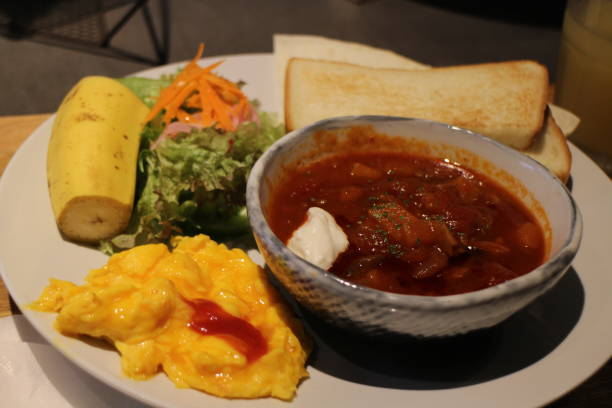 istock Hotel breakfast in Kyoto, Japan 2164556361