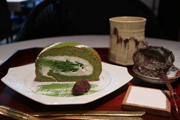 istock Matcha roll cake in Kyoto, Japan 2164557767