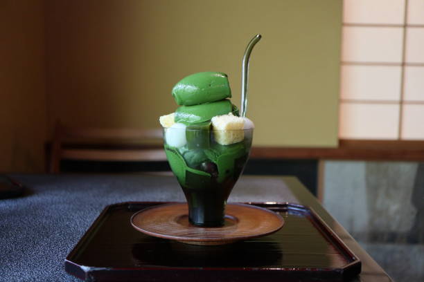 Matcha Parfait in Kyoto, Japan