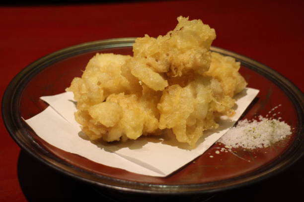 istock Japanese cuisine : Cod milt tempura in Kyoto, Japan 2164558471