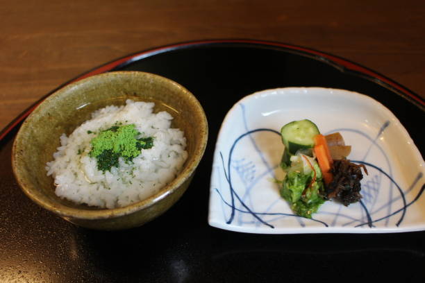 istock Japanese cuisine : Chazuke and pickles in Kyoto, Japan 2164558525