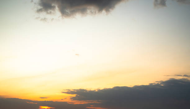 istock Sunset blur nature summer background cloud gradient overlay dramatic weather orange sky evening sunrise pastel color effect pattern abstract spring light beauty template yellow wallpaper tropical 2164561732
