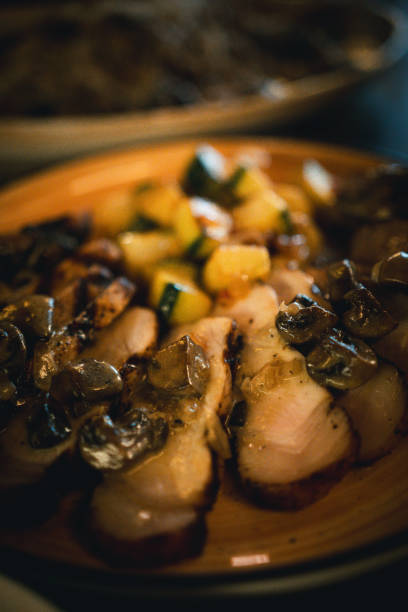 istock Roast beef with truffle sauce 2164563470