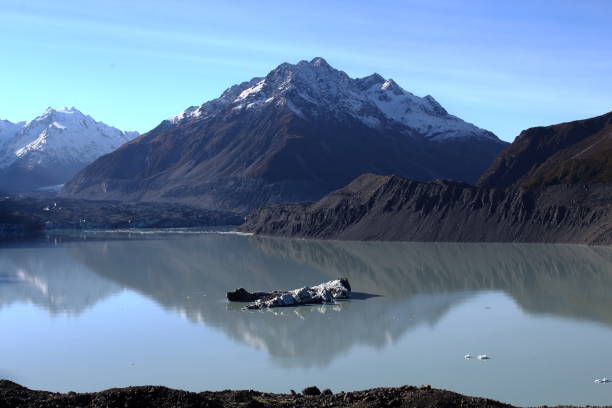 istock Mountain reflection on Tasman Lake 2164563502