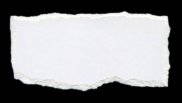 istock Cut or torn paper background textured isolated 2164573570