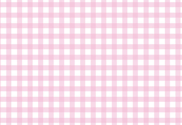 Cute seamless vector pink background - checkered pattern or grid texture. Perfect for wallpaper, backdrop, postcard, for web design, desktop wallpaper or culinary blog website.