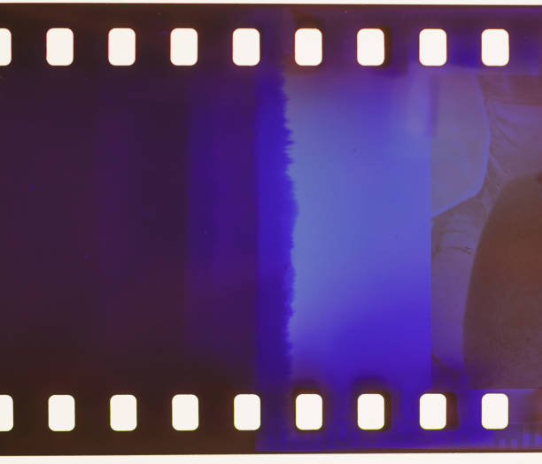 istock Old Purple Film Light Leak 2164584879