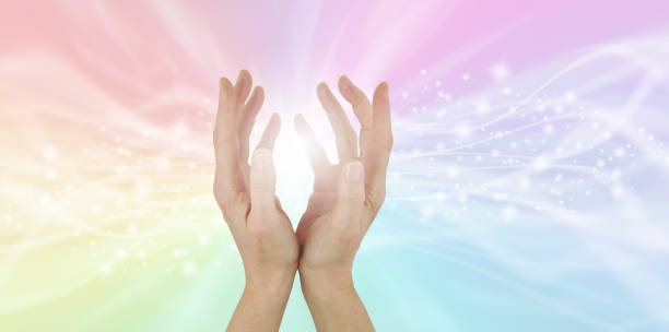 istock Quantum Energy Healer sending  rainbow healing vibes 2164587837
