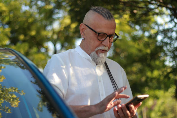 istock Senior man waiting business partner 2164592300