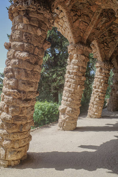 Park Guell in Barcelona, Spain.