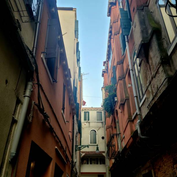 istock Narrow street in Venice 2164596037