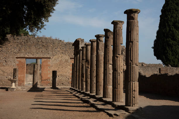 Pompeii ancient ruins, italy
