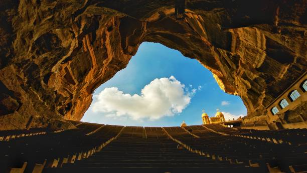 istock church inside the cave in Egypt, Cairo 2164606882