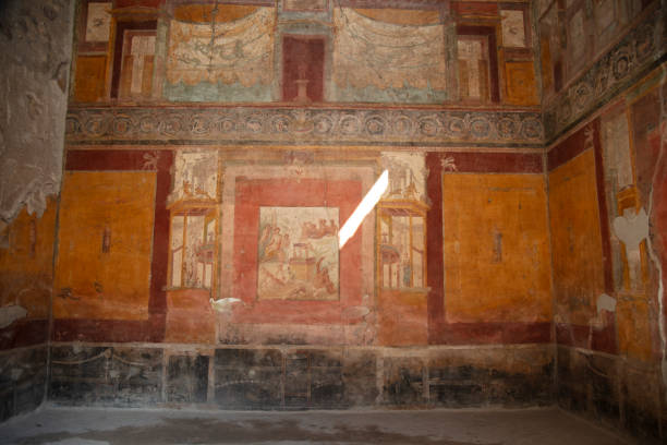 Pompeii ancient ruins, italy