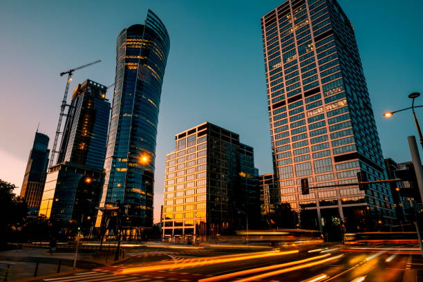 istock Golden Hour in Warsaw 2164614367