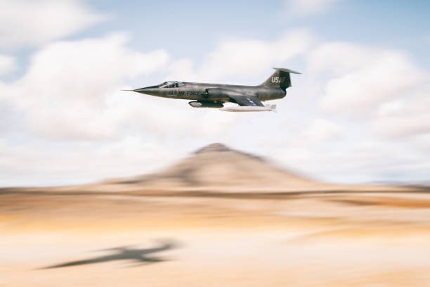 istock F-104 Starfighter Fighter Jet in Flight 2164620606