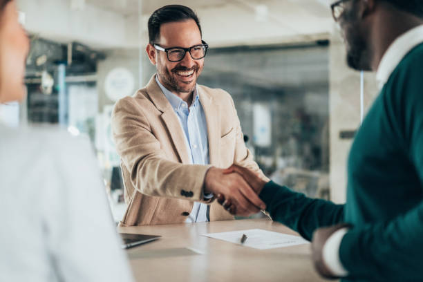 istock Handshake for the new agreement 2164624697