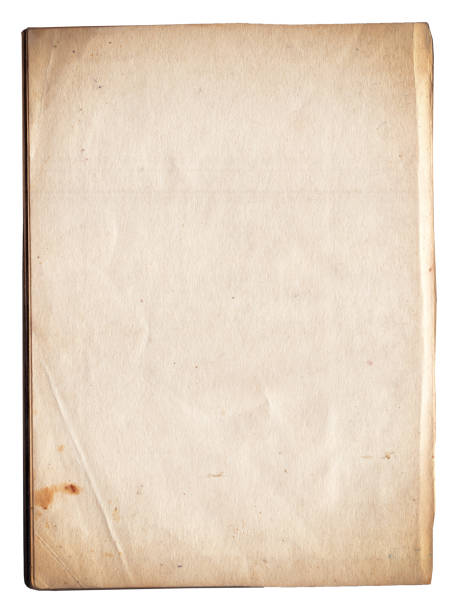 istock Vintage background of old ancient torn paper texture isolated 2164626369