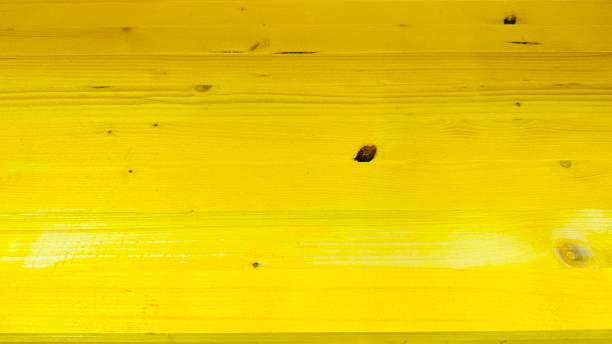 Yellow wooden floor