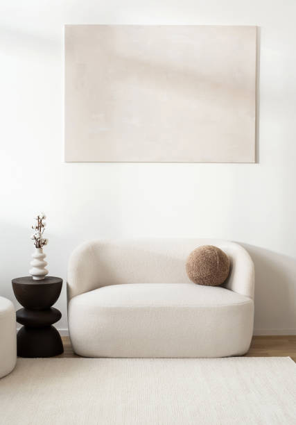 istock Modern interior design. Sofa in a living room 2164629245