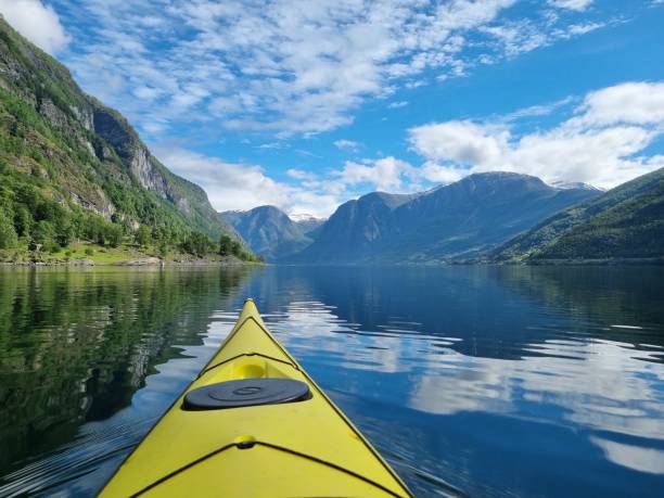 istock Kayaking in a Fjord 2164636255