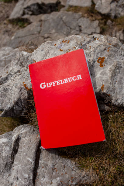 istock Krottenkopf mountain, summit book, Bavaria, Germany 2164637257