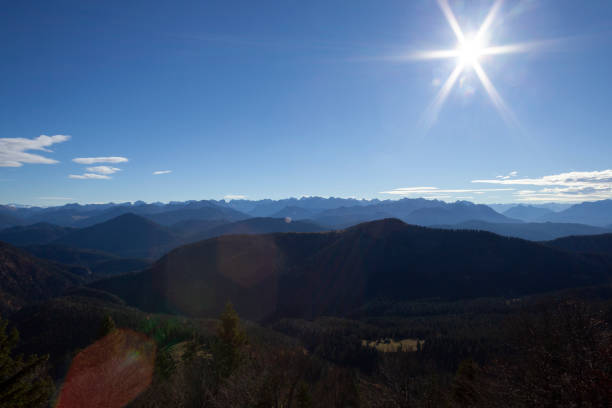 Rabenkopf mountain tour in  Bavaria, Germany in autumn