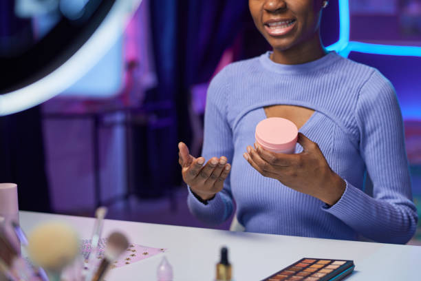 istock Girl Testing Skincare Products 2164640315